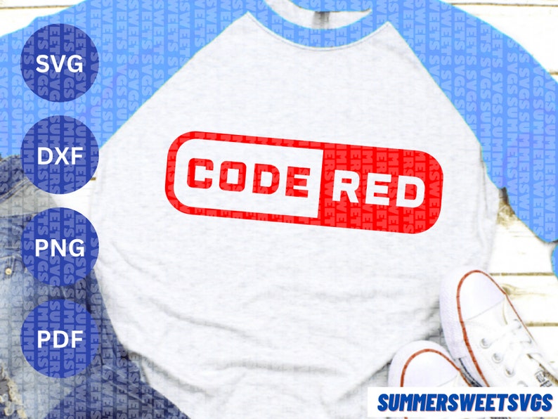Code Red Svg Fire Svg Word Art Svg Red Sublimation Design - Etsy