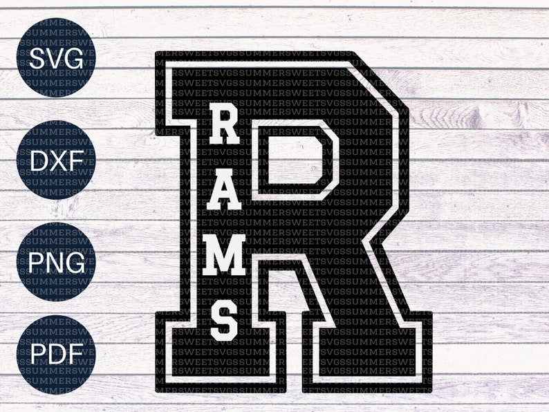 Rams Svg Cheerleader Svg Letter R Svg Cheer Svg School - Etsy