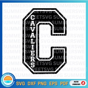 cavaliers SVG, letter C svg, boys girls design, team spirit, sublimation png, cuttable svg, svg png dxf, cricut cut file,digital cut files