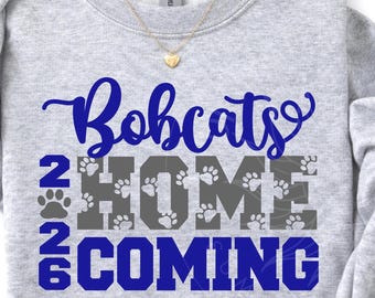 Bobcats Homecoming 2026 svg, School Spirit Design,homecoming 2026,hoco 2026 spirit week svg, game day digital download