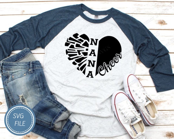 Download Nana Cheer Svg Cheer Grandma Svg Cheerleading Grandma Shirt Etsy