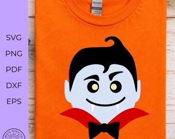 Vampir-SVG, Halloween-SVG, Halloween-T-Shirt, Dracula-SVG, Vampir-T-Shirt-Kostüm-SVG, Monogramm, Sublimationsdatei, Cricut-Schnittdatei, digital