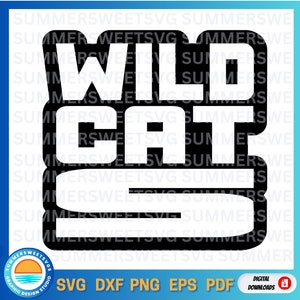 Wildcats SVG, team spirit, school pride, Cheer mom svg, sublimation, cut files for cricut or silhouette, eps, svg png dxf, digital files