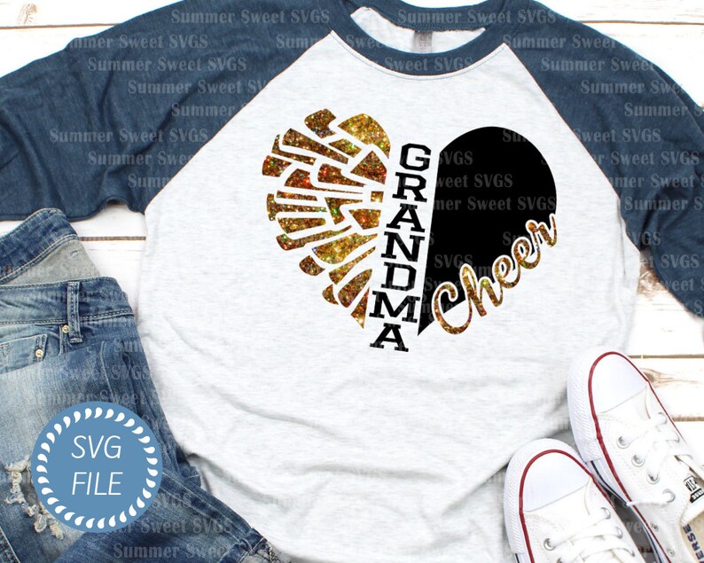 Download Cheer Grandma SVG cheerleading grandma shirt svg cheer | Etsy