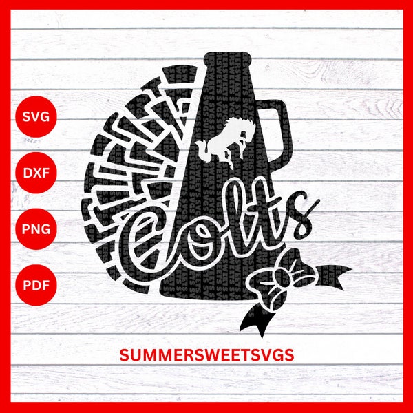 Cheer Megaphone Wrap Svg Etsy
