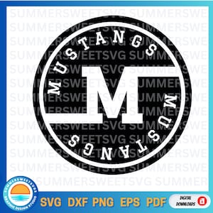 Mustangs svg, Mustangs png, Letter M svg, Mustang Pride svg, Team spirit cut file, Shirt design svg, School pride, Cricut cut file, Digital