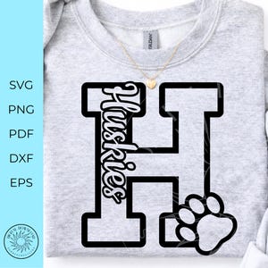 Huskies Svg, Cheer svg, pom pom svg, cheer mom, team spirit svg, tshirt design, svg,eps, png, dxf, cricut cut files, digital cut files