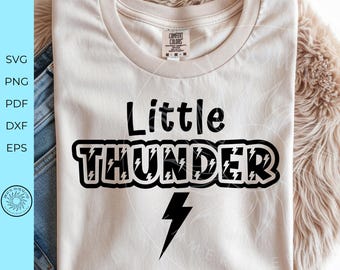 Thunder SVG, Lightning bolt SVG, Little thunder elementary school shirt png, monogram school pride, cricut cut file, sublimation,silhouette