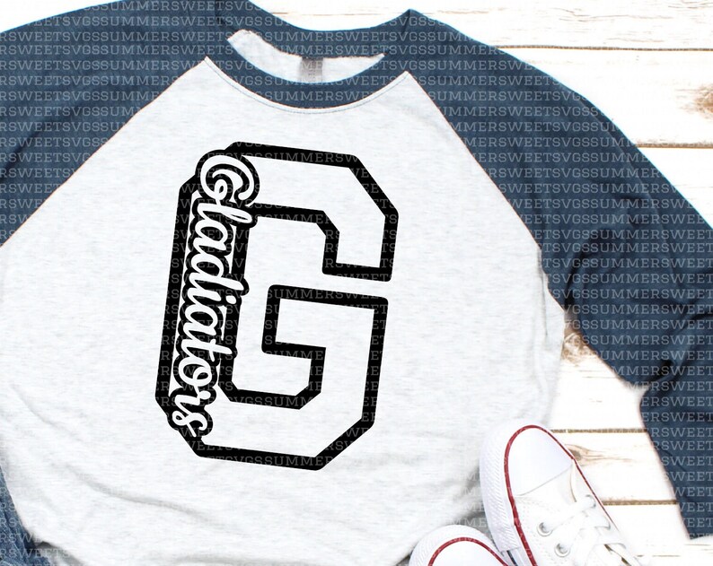 Gladiators svg, Cheerleader svg, School pride svg, cheer svg, school spirit svg,sublimation png, svg, dxf, cricut cut file, digital cut file image 6