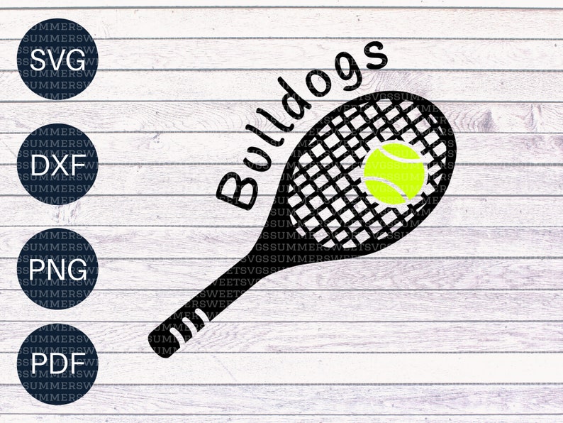 Tennis Svg Dxf Png Tennis Racket Svg Cricut Silhouette Cut - Etsy