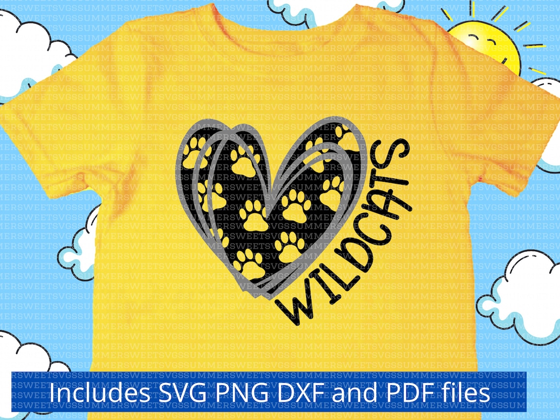 Download Wildcats Wildcat SVG wildcat paw print wildcats shirt svg ...