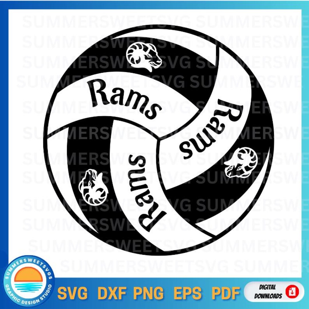 Rams Svg, Rams Volleyball Svg, Rams Png, Team Spirit Svg, Cheer Svg ...