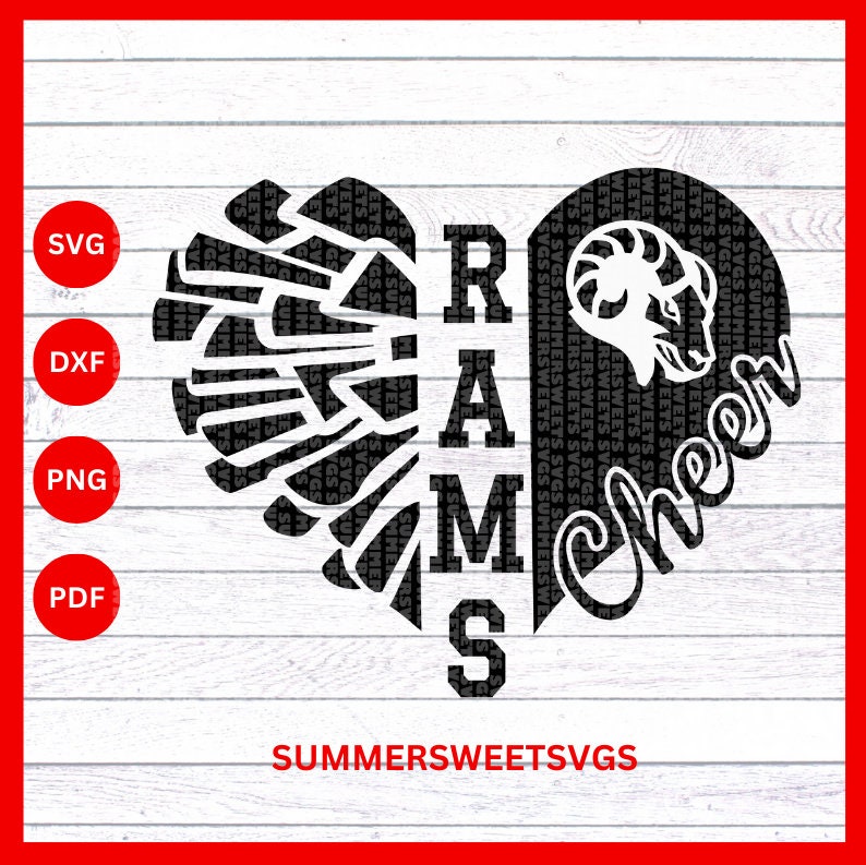 Go Rams SVG • NFL Los Angeles Football Team T-shirt Design SVG Cut Files  Cricut