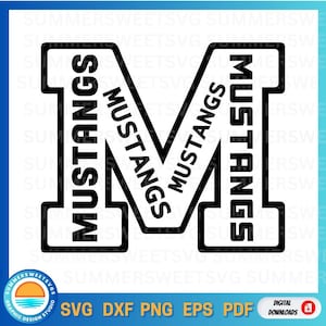 Mustangs Typography svg, Mustangs  svg, Mustangs  cheer svg, Team Spirit svg, School shirt design, cricut cut file, silhouette, svg,png, dxf
