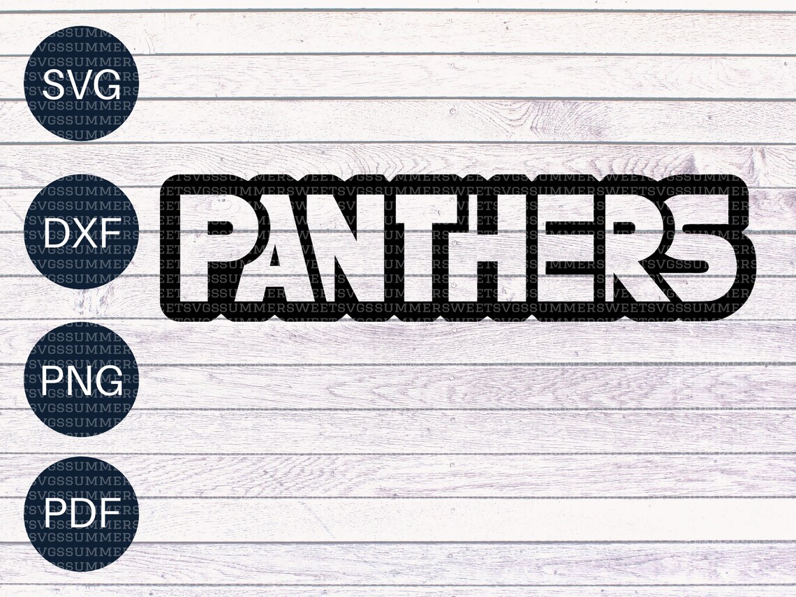Panther Svg Football SVG Football Mom Svg Boys Design Team | Etsy