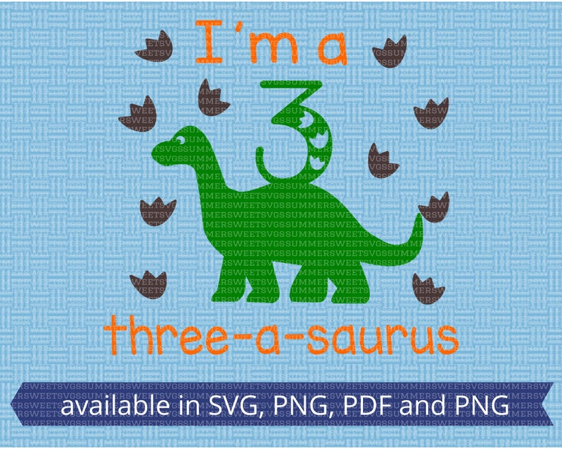 Download Third Birthday Svg Three Years Old Dxf Happy Birthday Dinosaur Svg Png Files Kids Birthday Svg Boys Dinosaur Birthday Clip Art Art Collectibles