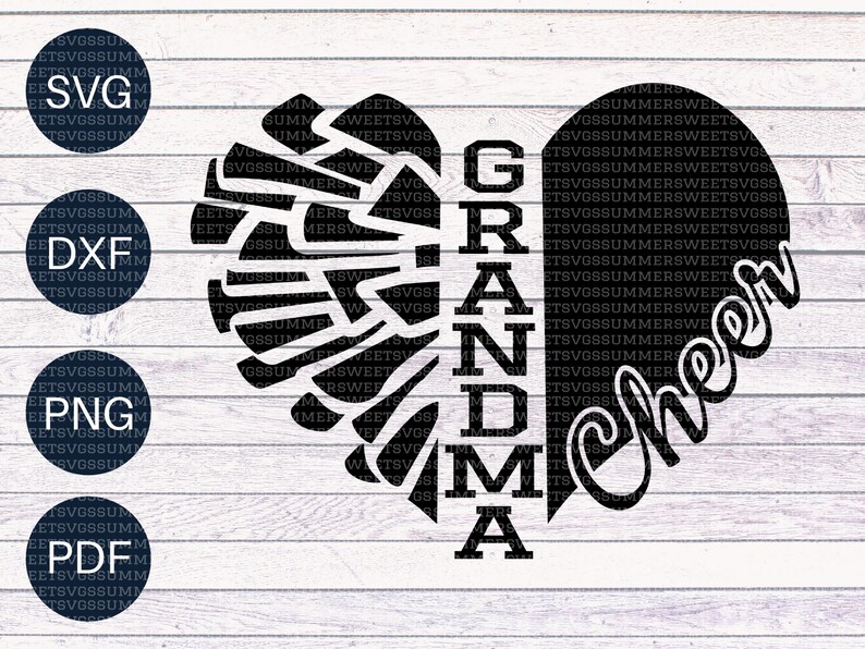 Cheer Grandma SVG Cheerleading Grandma Shirt Svg Cheer  Etsy