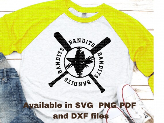 Download Bandits Baseball SVG Outlaws Baseball svg basebaññ tshirt ...