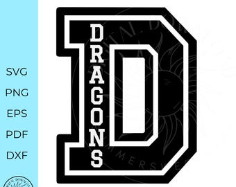 Dragons svg, cheer mom svg, t-shirt design, svg png dxf, cricut cut files, digital cut files, monogram, sublimation, iron transfer, vinyl