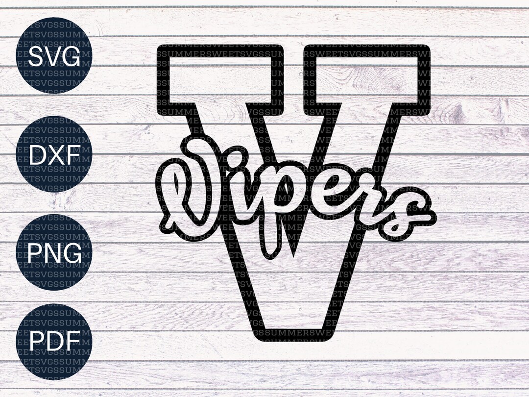 Vipers Svg Dxf Png Boys Cheer Letter V Cheer Mom Vipers Design - Etsy