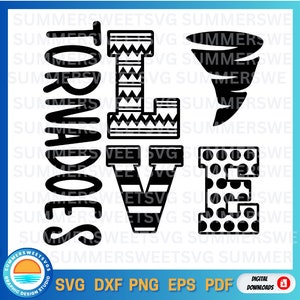 Love tornadoes SVG, sublimation file, school spirit, teacher student shirt svg,cricut cut file, digital download, file for silhouette