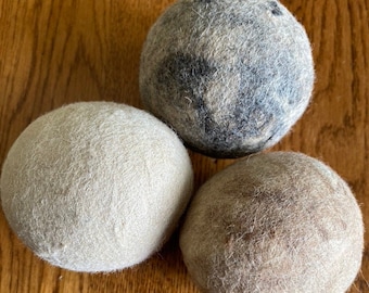 Felted alpaga Dryer Balls (3 pack)