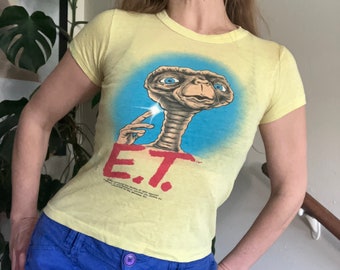 Rare Vintage 1982 E.T. Movie Tshirt XXS/XS