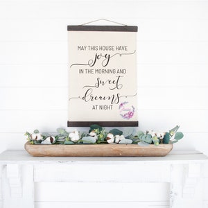 May This House Have Joy In The Morning and Sweet Dreams At Night SVG | Modern Farmhouse Printable Quote