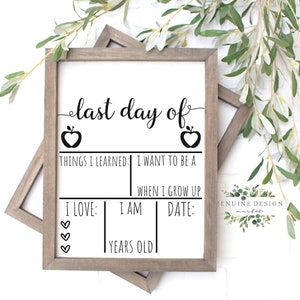 Last Day of School Printable | Last Day Of School Stats Sign | Last Day Of School SVG