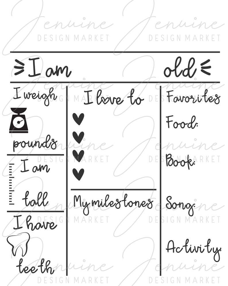 Free Free 183 Baby Milestone Board Svg SVG PNG EPS DXF File