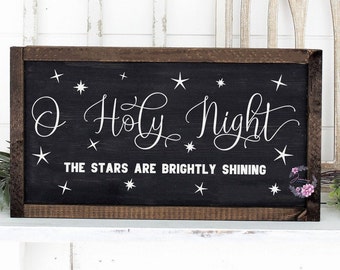 O Holy Night SVG | Christmas Cut File | Religious SVG