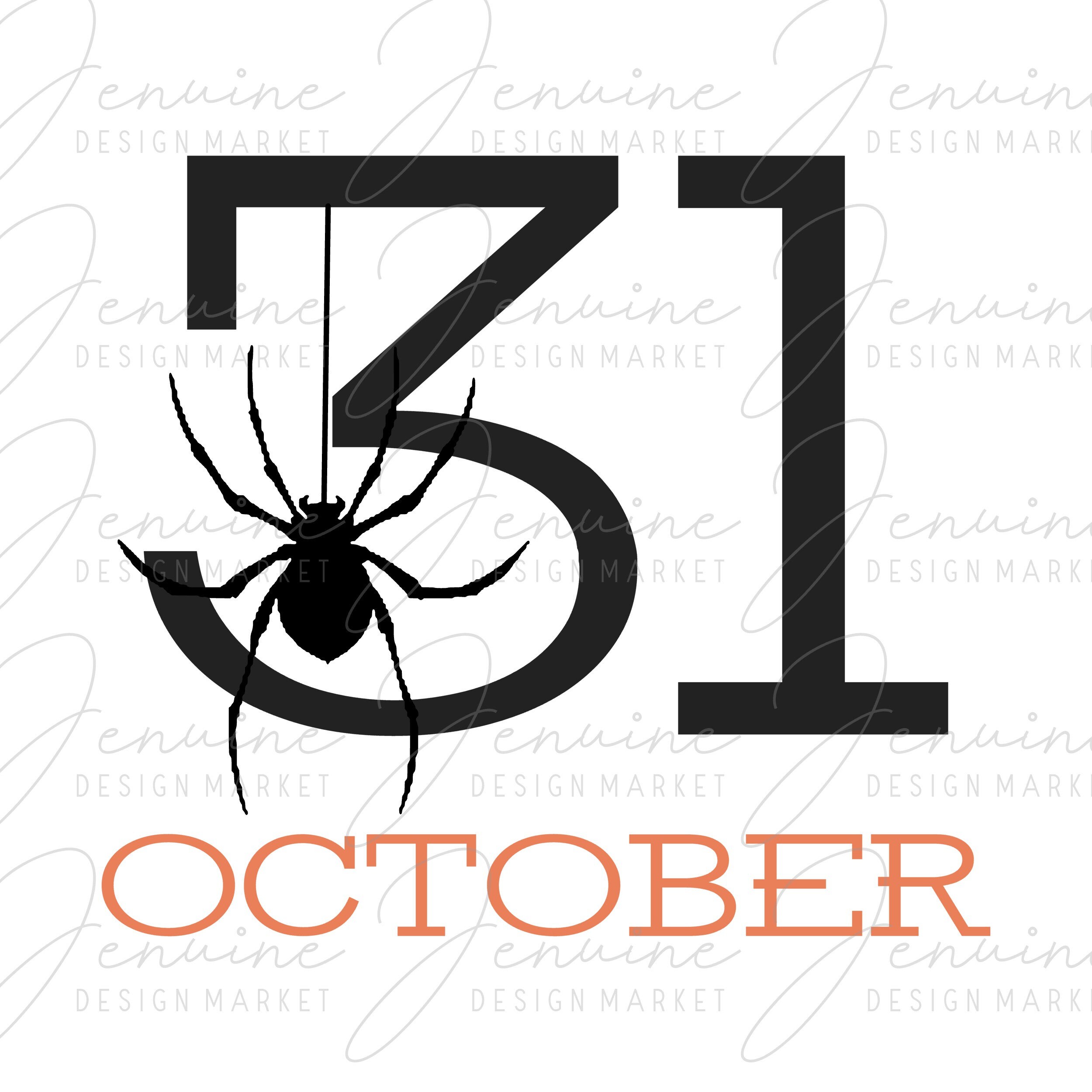 October 31 SVG Halloween SVG Halloween Printable Etsy