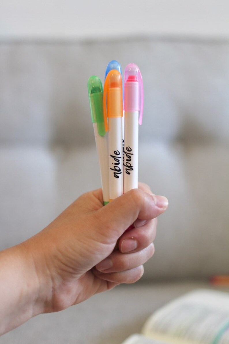 Gel Bible Highters wax highlighters set of 4 highlighters Etsy