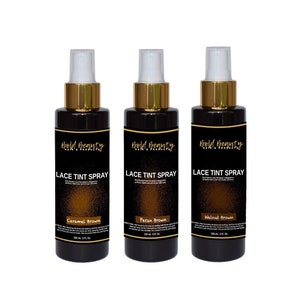 Lace Tint Spray Bundle Deal | 3 Shades for Light, Medium and Dark Skin Tones  | 5oz each match your lace.