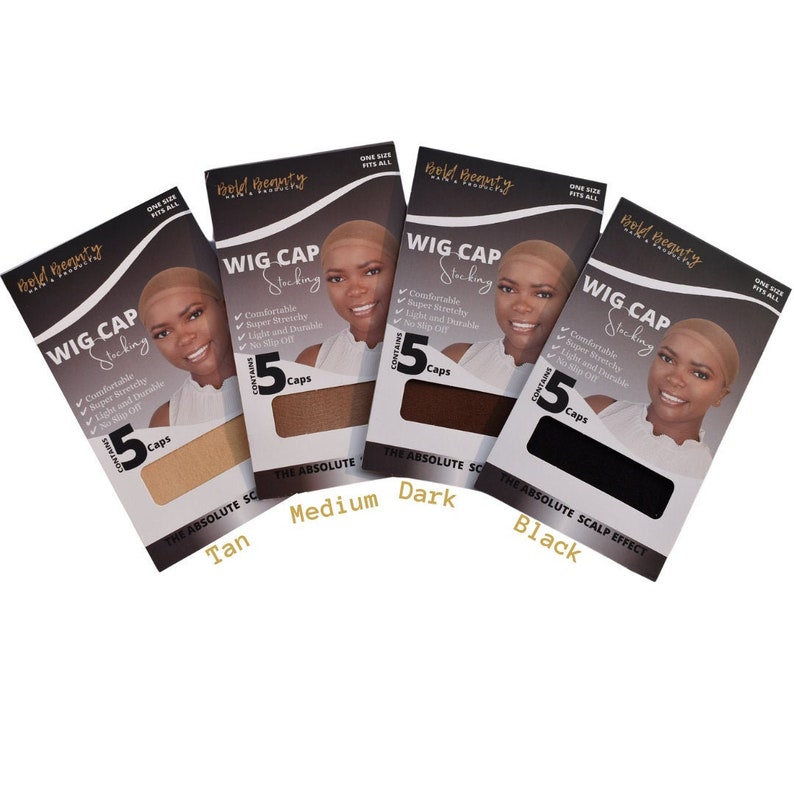 5 Pack Wig Liner Cap / Under Wig Stocking Cap / Wig Cap Etsy México