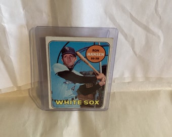 1969 Topps Ron Hansen #566 White Sox MLB Trading Card