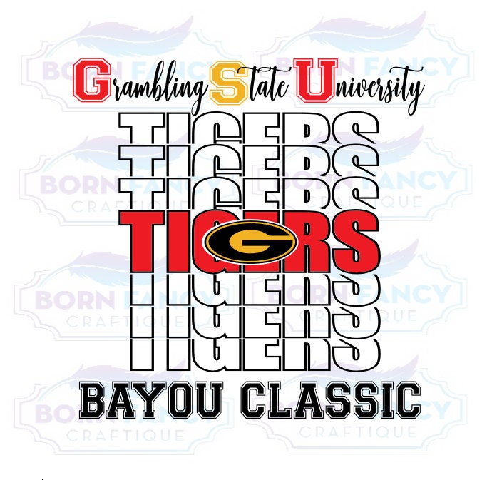 Grambling State Bayou Classic svg Etsy