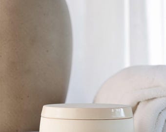 Bare Clay Soy Candle – Minimalist Neutral Decor, 8 oz Hand-Poured (Wick or Wickless)