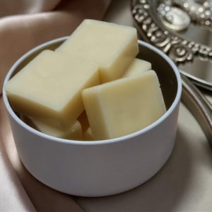 Mini Lotion Bar Cubes: Beeswax Shea Butter Solid Moisturizer, Unique Scents