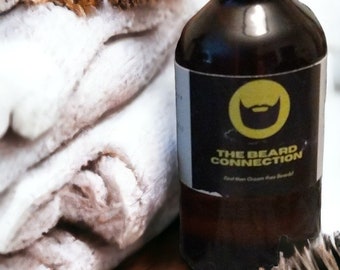 Beard Oil Gift Set with Boar Brush & Wooden Comb