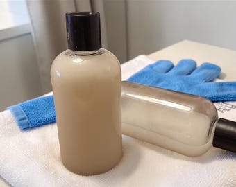 Handcrafted Body Wash – 8 oz  Fresh Scent Collection with Exfoliating Gloves