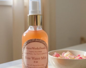Natural Rose Water / Hydrating Fine Mist