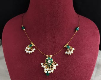 Jadau Kundan-mangohangerketting: Indiase huwelijkssieraden