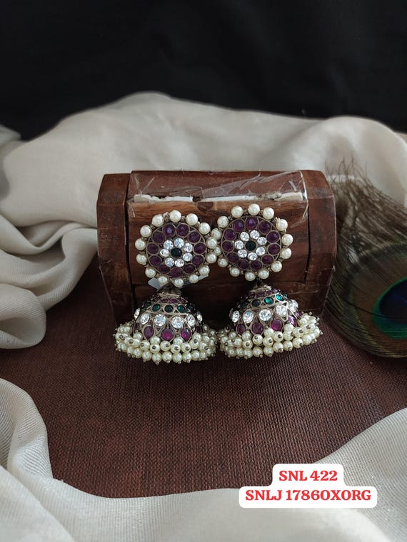 Oxidized Araku Kemp Bridal Jewelry: Bharatanatyam Dance Necklace