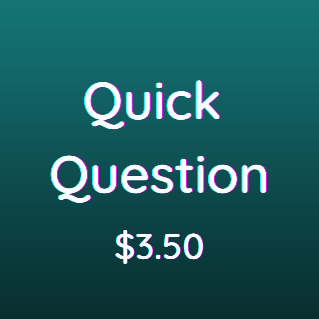 Quick Question ~~ Highly Skilled Energy Reader!!