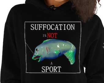 Fish Suffocate Vegan Hoodie