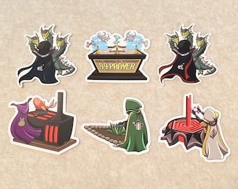 Pegatinas inspiradas en OSRS + Paquetes de pegatinas