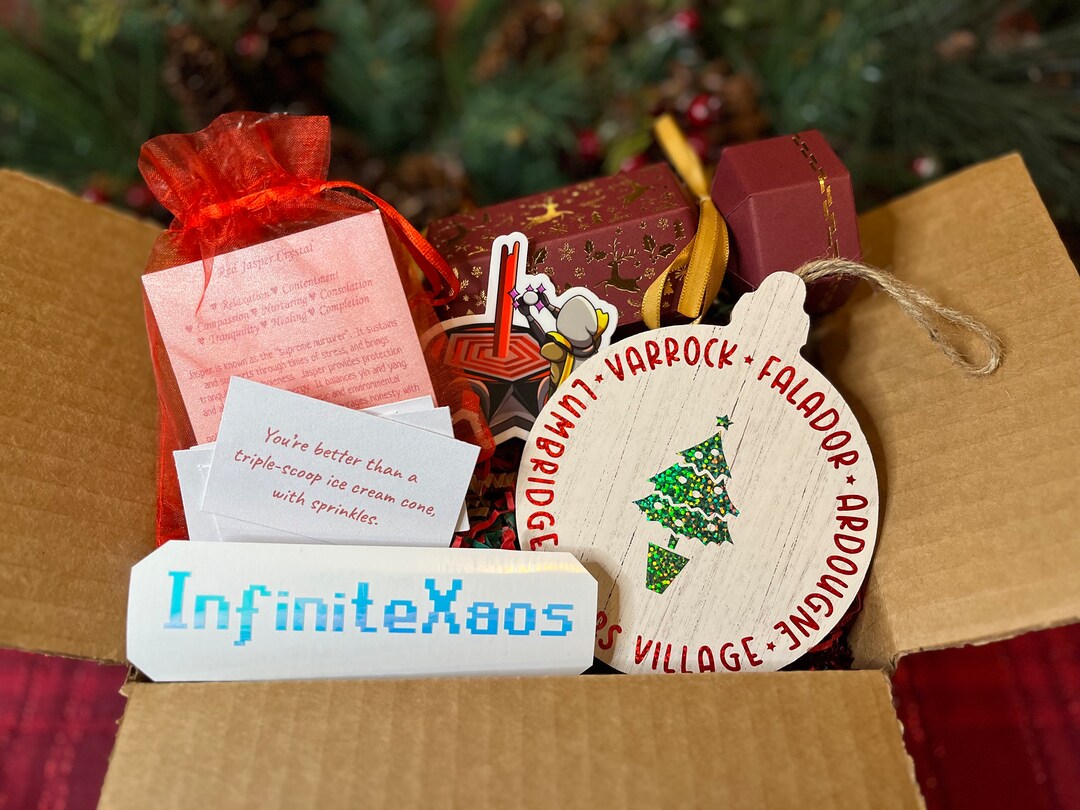 OSRS/RS3 Inspired Christmas Cracker Gift Box Etsy