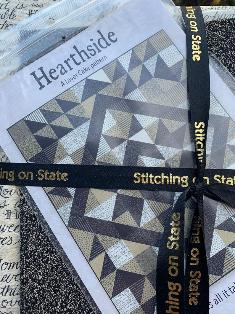 Hearthside Quilt Kit Home Fabric Collection Kathy Schmitz Etsy