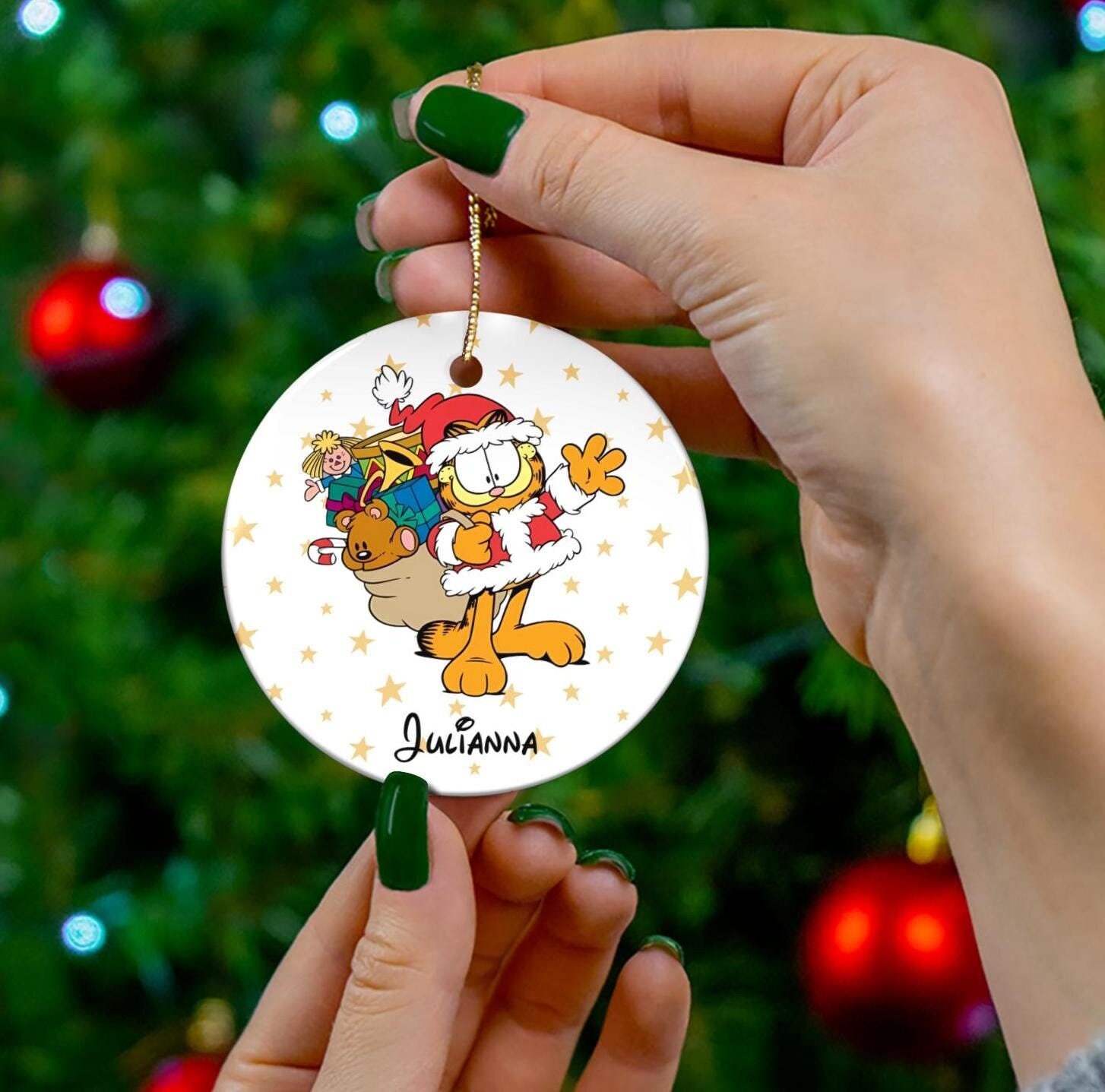 Garfield ornament - Etsy México, image size:1454x1437